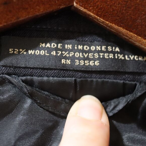 Petrocelli Charcoal Pinstripe Wool Suit Suspenders 58R Mens Tailored Classic - Picture 12 of 13